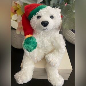 🆕🎄 RETIRED RARE TY BEANIE BABY BEAR “SNOWDRIFT”. MWMT!